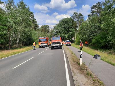 Brand Fläche - B246 AS Beelitz