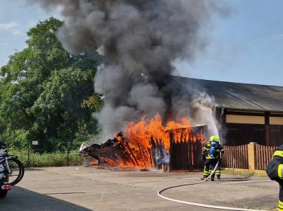 Brand Gebäude (groß) - Beelitz, Mauerstraße