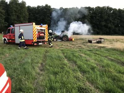 Brand Lkw - Dorfstraße Reesdorf