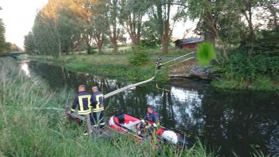 Hilfeleistung Öl auf Wasser - Beelitz Steinhorst