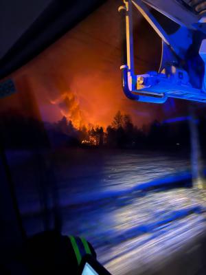 Brand Gebäude (klein) - Kähnsdorf, Seddiner Straße