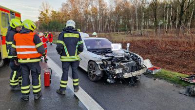 Verkehrsunfall mit Personenschaden - BAB10, AD Potsdam - AS Ferch