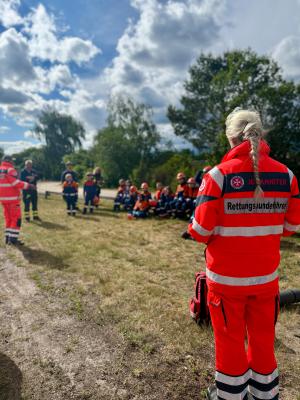 Rettungshundestaffel bei der KJF